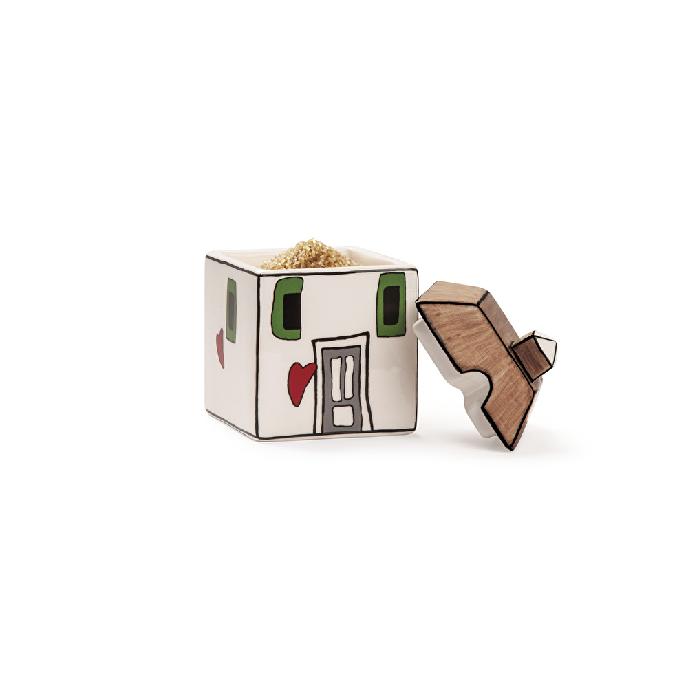 Egan Italy Le Casette Şekerlik 7 cm x 7 cm x 11 cm görseli 1