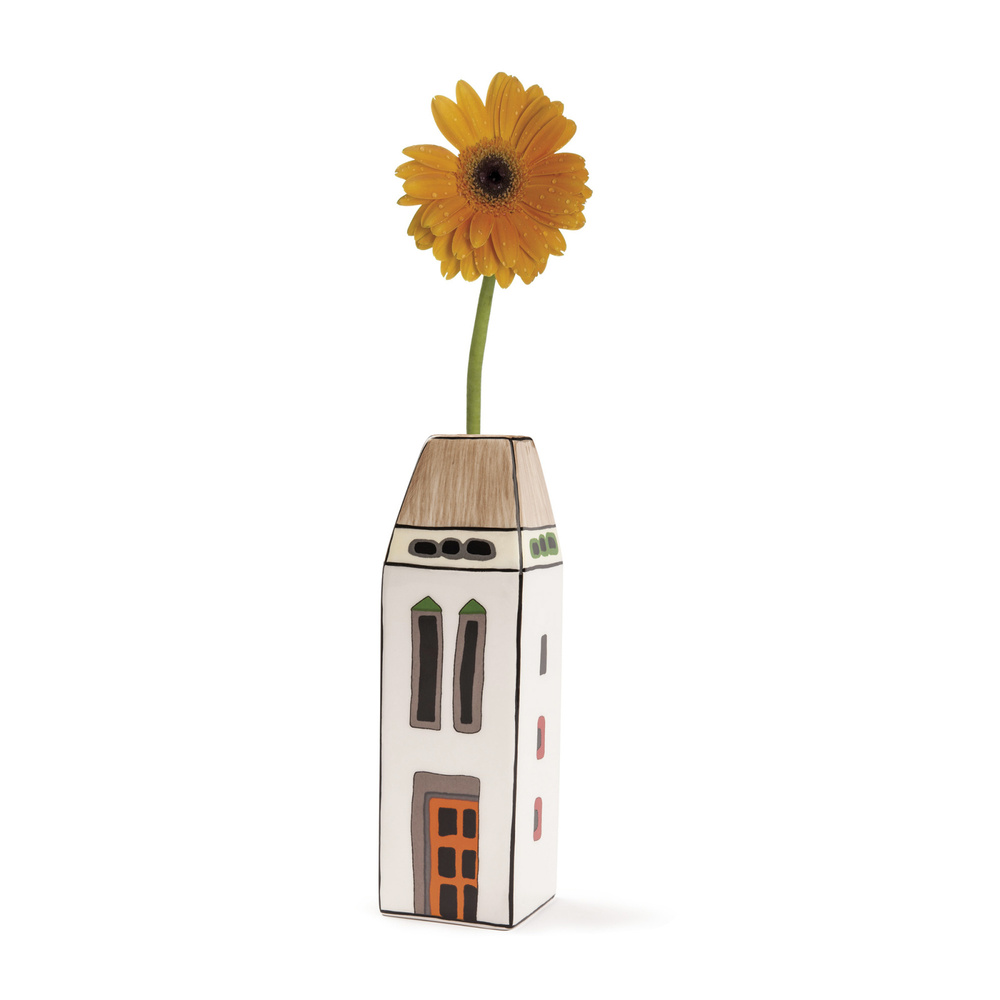 Egan Italy Le Casette Vazo 6 cm x 6 cm x 18 cm görseli 1