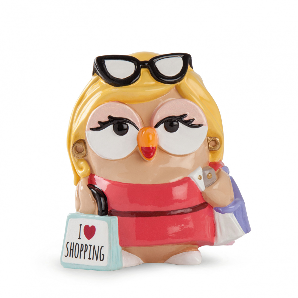 Egan Italy Miti e Leggende Goofi I Love Shopping Kumbara 8 cm x 10 cm görseli 1