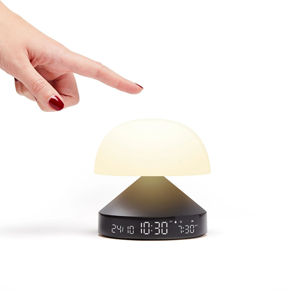 Lexon Mina Sunrise Alarm Saatli Gün Işığı Simülatörü 11x11 cm Metalik Gri görseli 3
