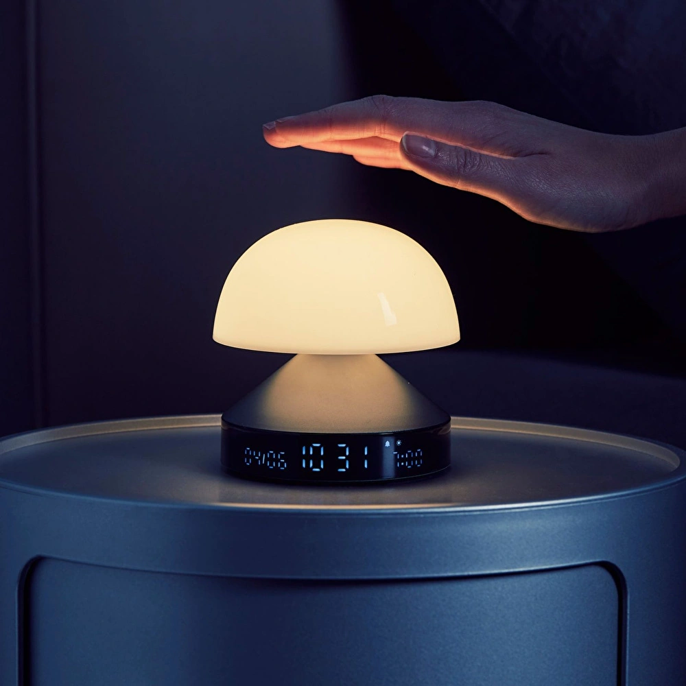 Lexon Mina Sunrise Alarm Saatli Gün Işığı Simülatörü 11x11 cm Metalik Gri görseli 4