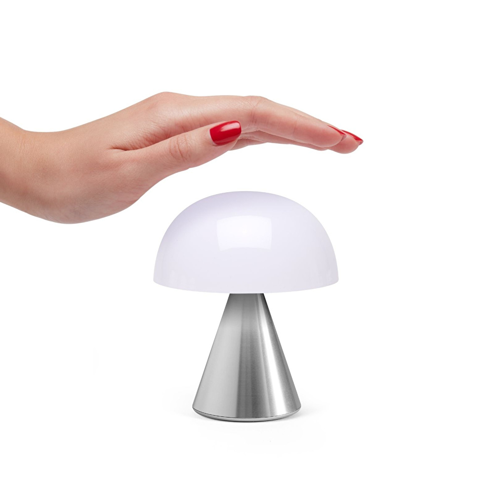 Lexon Mina Orta Led Lamba 9,2x9,2x11 cm Gri görseli 2