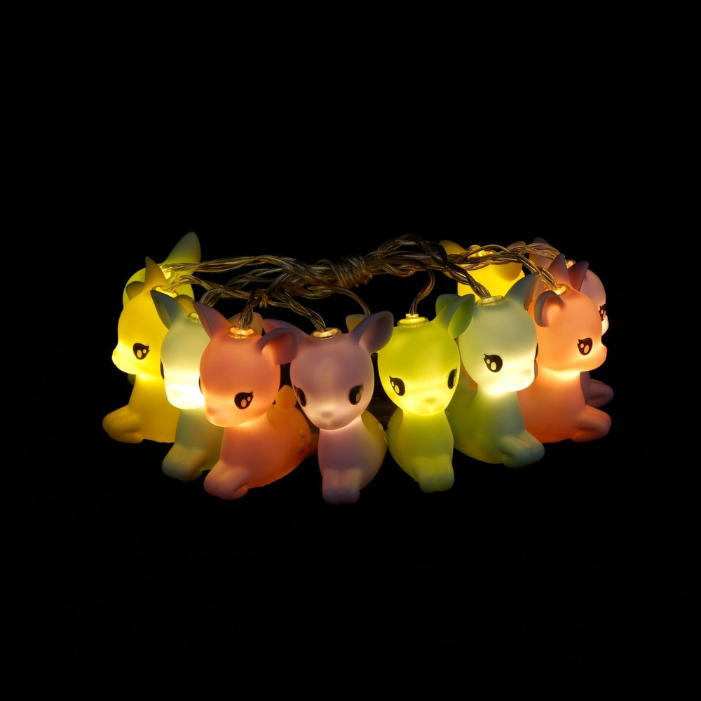 Dhink Deer String Gece Lambası 2,6x6,3x7,4 cm Renkli görseli 5