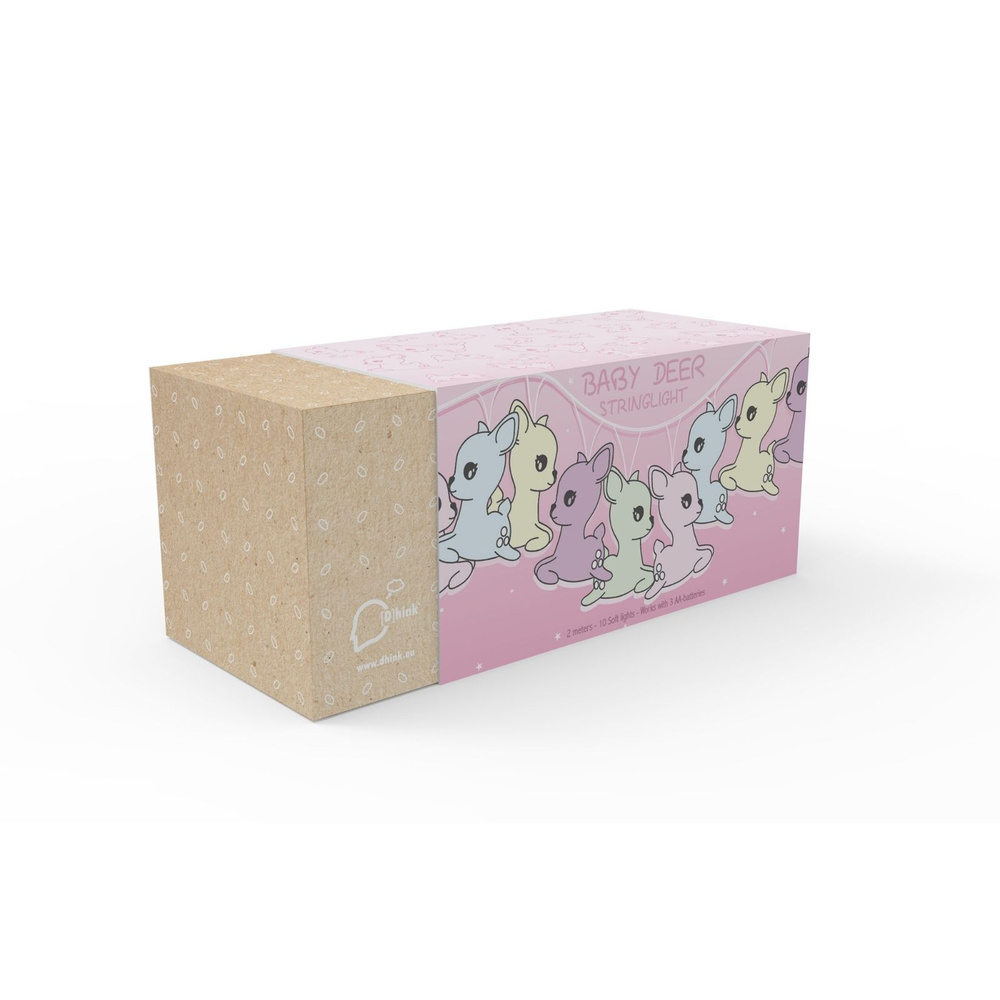 Dhink Deer String Gece Lambası 2,6x6,3x7,4 cm Renkli görseli 6