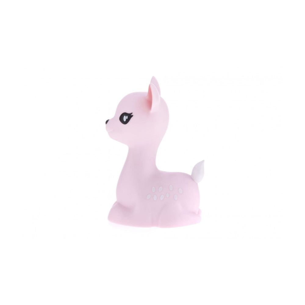 Dhink Geyik Gece Lambası 11x9x16 cm Pembe görseli 2