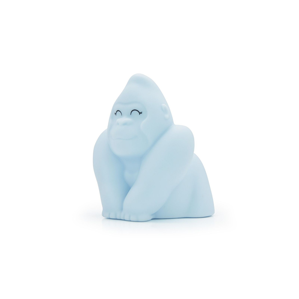 Dhink Baby Goril Gece Lambası 7x8x10 cm Mavi görseli 3