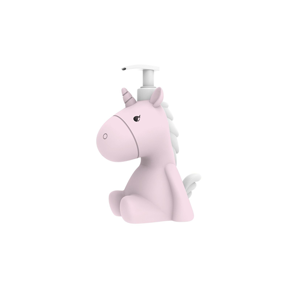 Dhink Unicorn Sıvı Sabunluk 13 cm x 10 cm x 17 cm Pembe görseli 2
