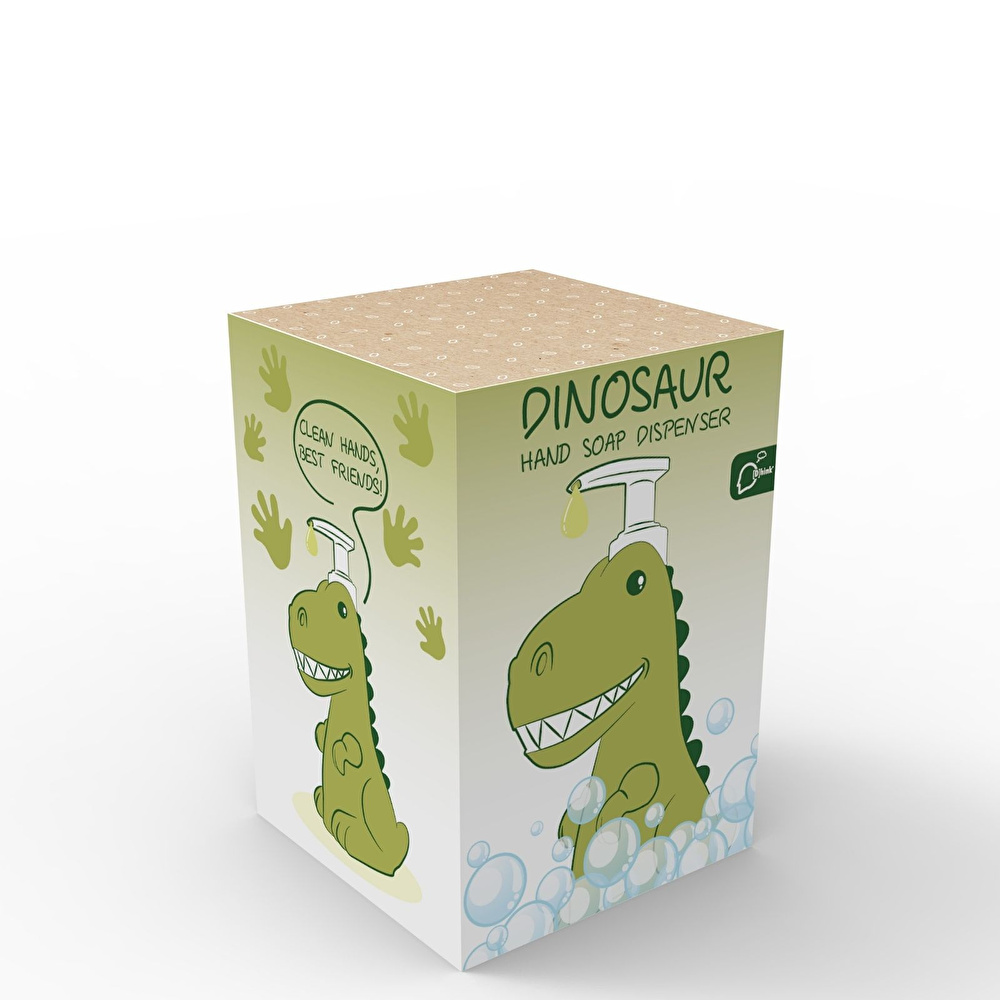 Dhink Dinozor Sıvı Sabunluk 13x10x17 cm Yeşil görseli 2