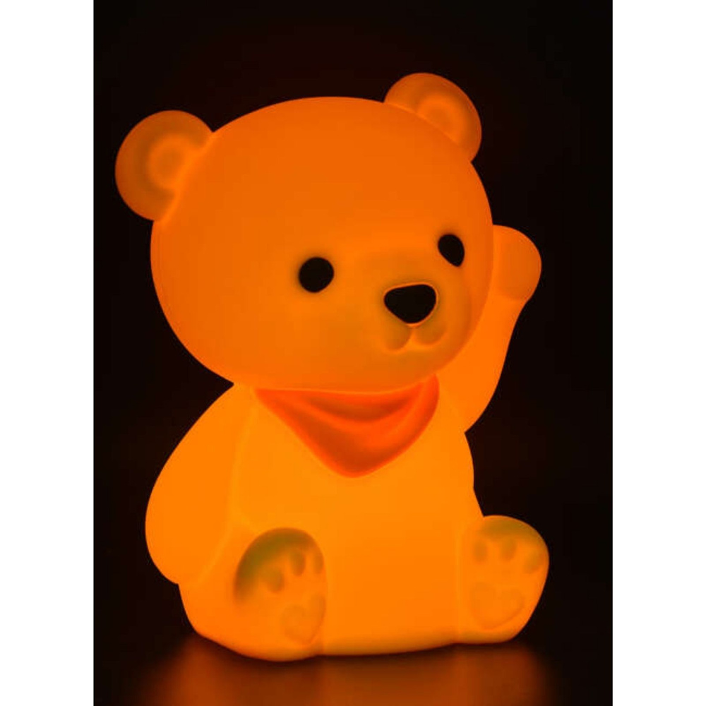 Dhink Ayıcık Silikon Gece Lambası 15x12x9 cm Sarı görseli 9