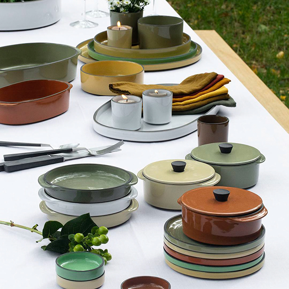 Revol Caractere Ekmek Tabağı 15 cm Hardal görseli 3