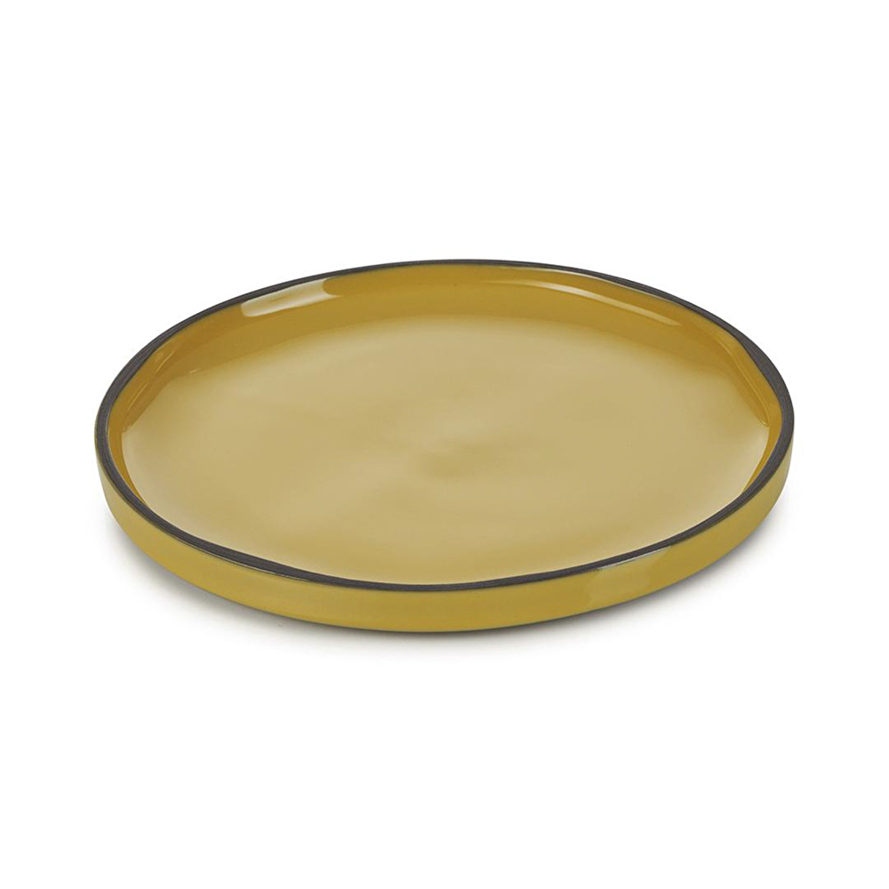 Revol Caractere Ekmek Tabağı 15 cm Hardal görseli 1