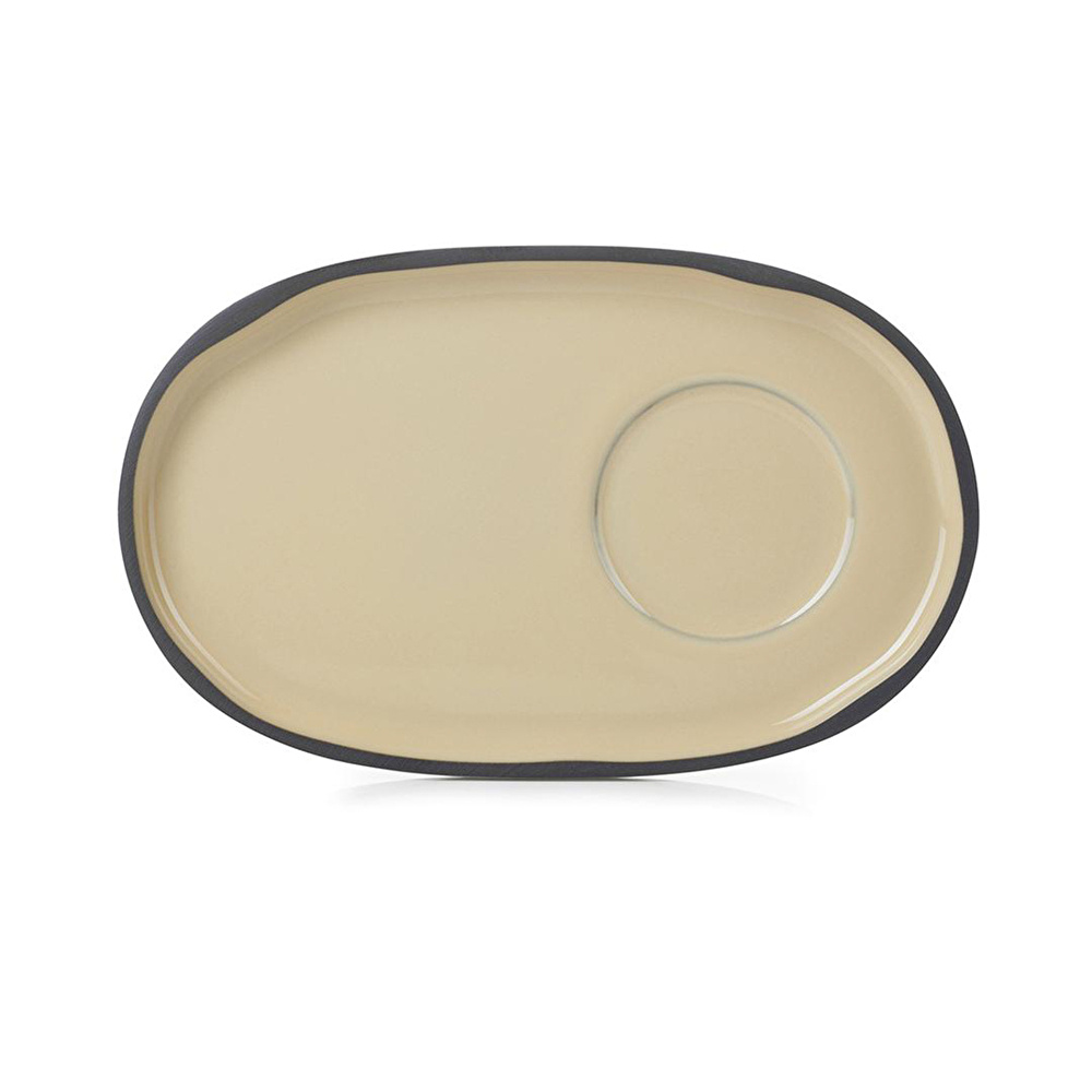 Revol Caractere Gourmet Fincan Tabağı Açık Kahverengi görseli 1