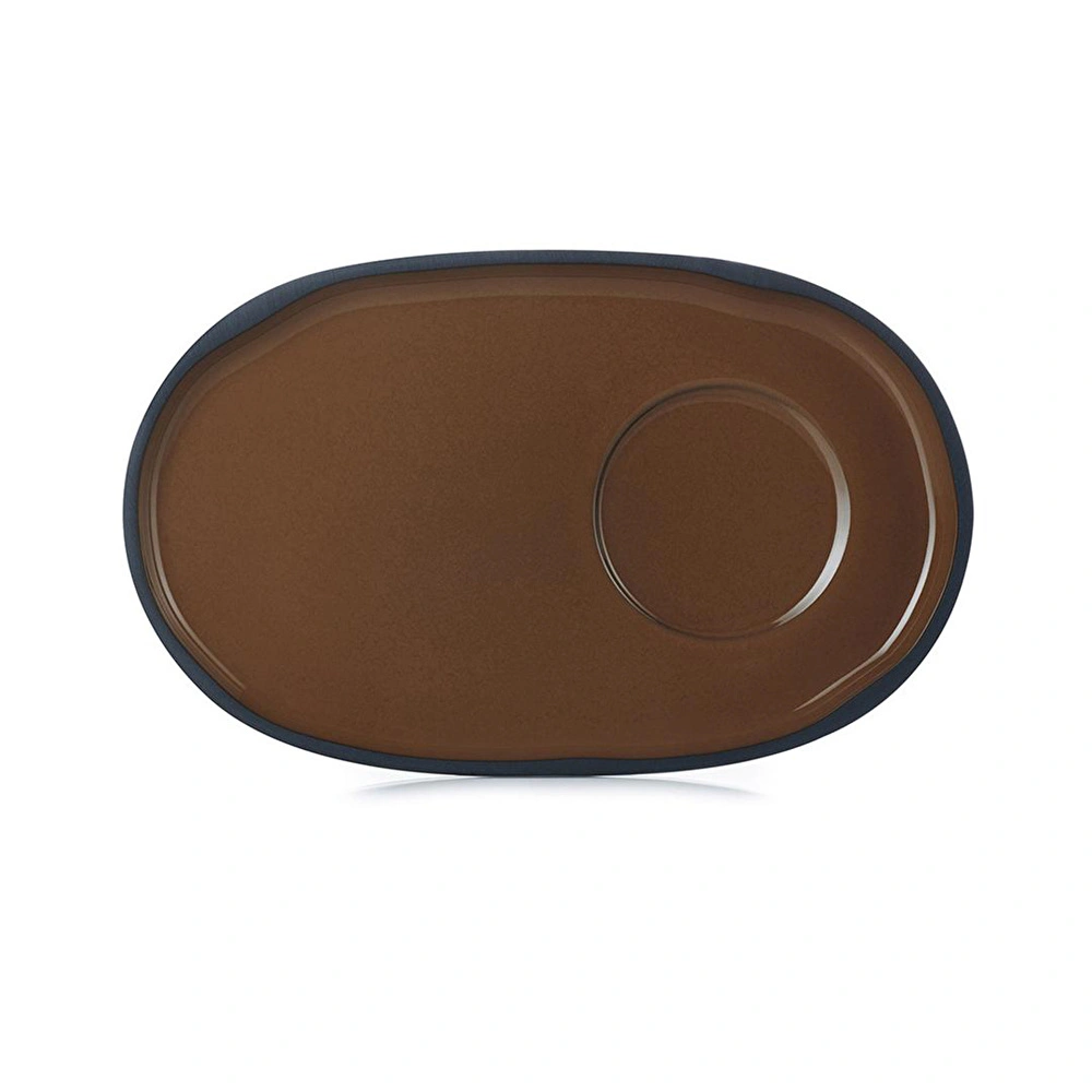 Revol Caractere Gourmet Fincan Tabağı Kahverengi görseli 1