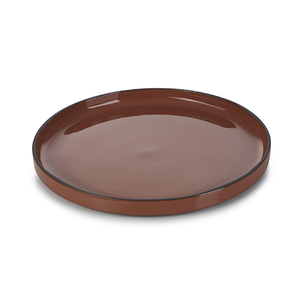 Revol Caractere Yemek Tabağı Kahverengi 28 Cm görseli 1