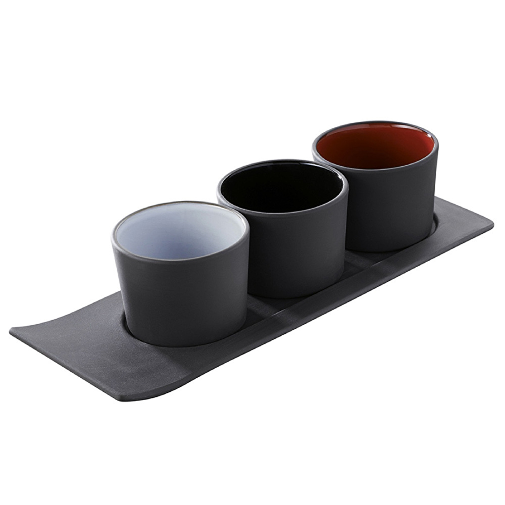 Revol Solid Servis Tabağı 31 cm Gri görseli 2