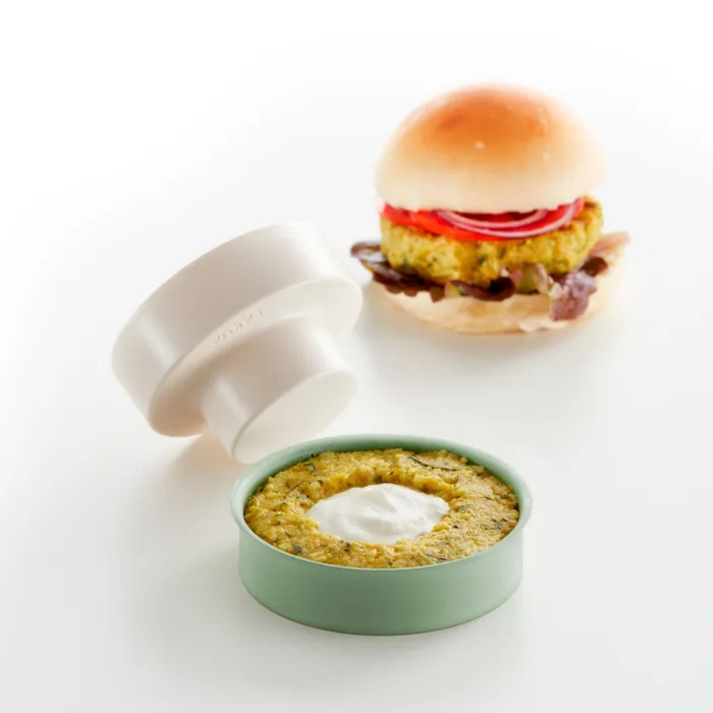 Lekue Burger Kalıbı Açık Yeşil görseli 3