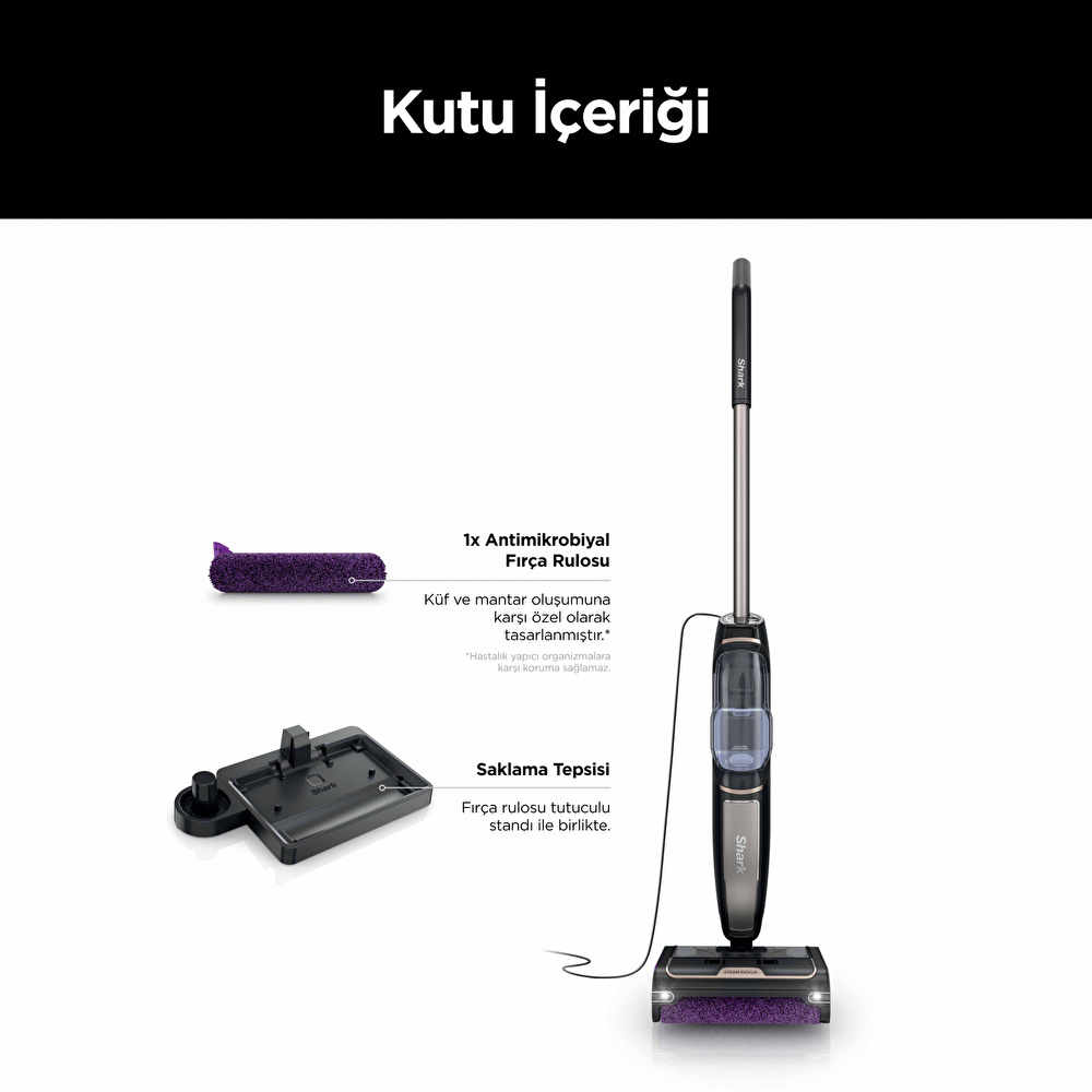 Shark SteamPickUp 3-in-1 Buharlı Sert Zemin Temizleyici görseli 9