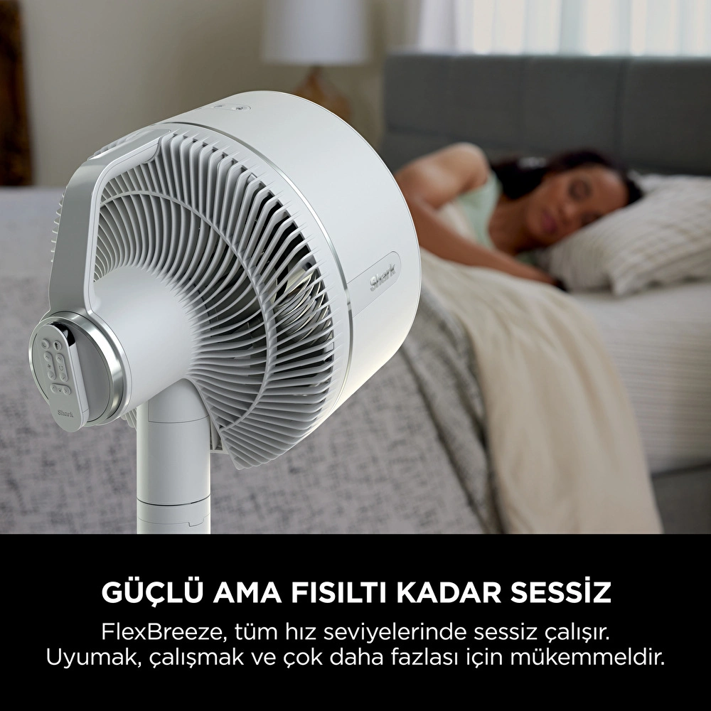Shark FlexBreeze Portatif Fan Beyaz görseli 8
