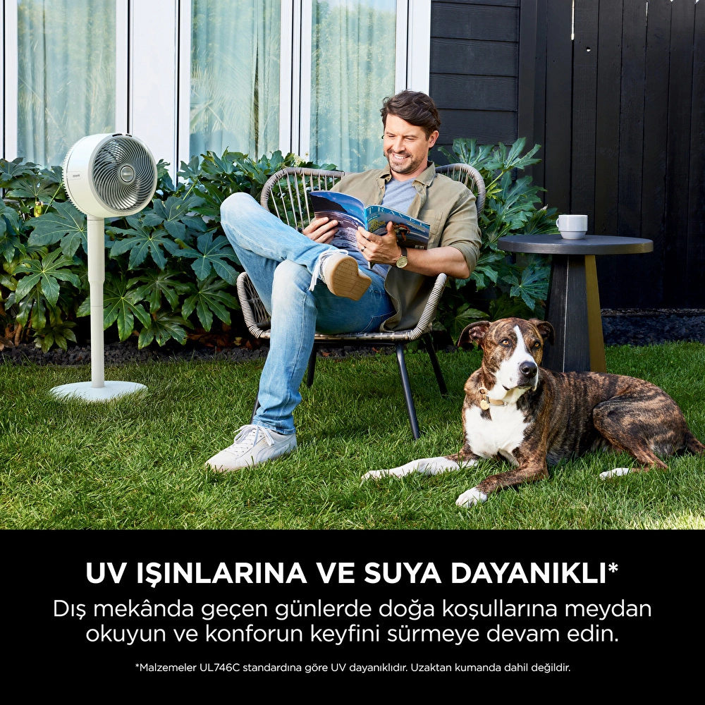 Shark FlexBreeze Portatif Fan Beyaz görseli 10
