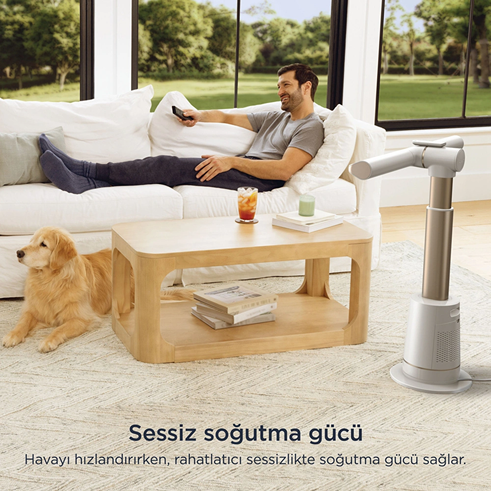 Shark TurboBlade Çok Yönlü Yüksek Hızlı Serinletici Fan Beyaz görseli 7