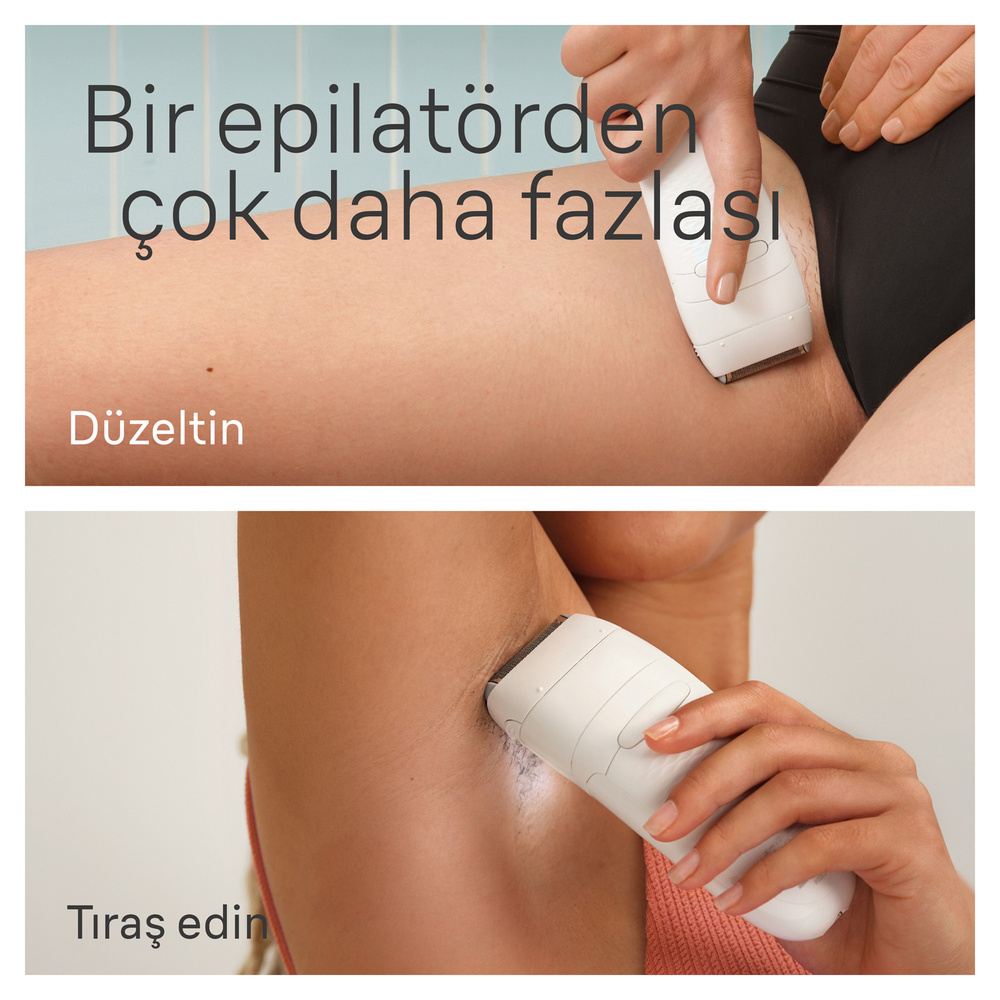 Braun SE 5050 Silk Epil 5 Islak ve Kuru Kalıcı Pürüzsüz Cilt Epilasyon Cihazı Flamingo Pembe görseli 6