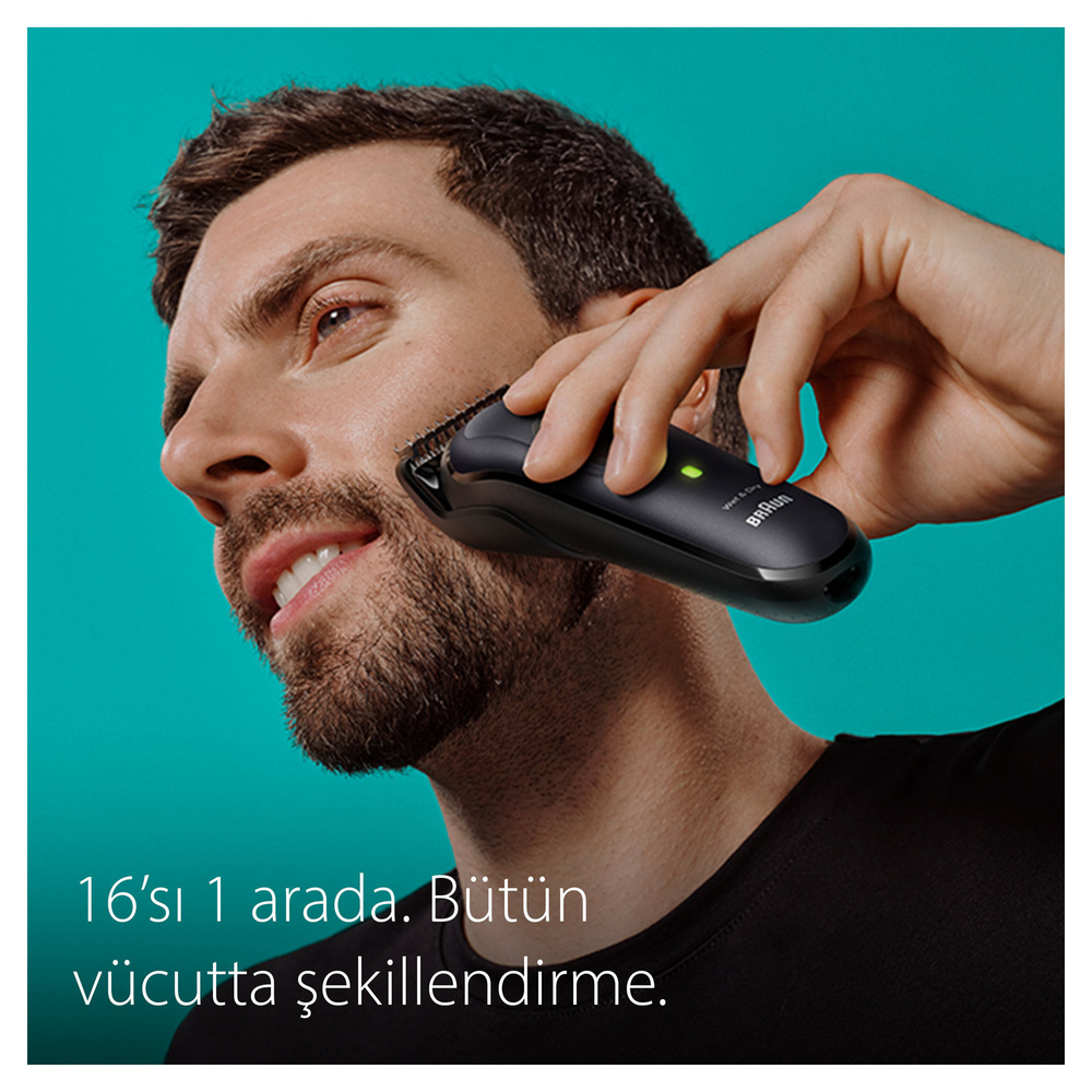 Braun Series 7 MGK7470 Hepsi Bir Arada Şekillendirme Seti 16 sı 1 Arada Erkek Bakım Kiti görseli 2