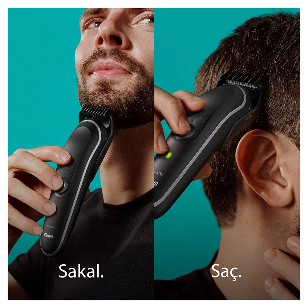 Braun Series 5 MGK5420 Hepsi Bir Arada Şekillendirme Seti 9'u 1 Arada Erkek Bakım Kiti görseli 2