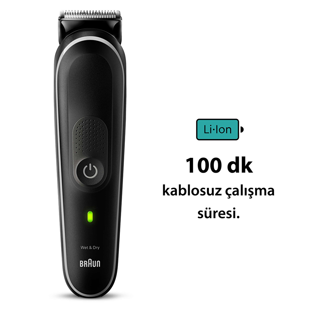 Braun Series 5 MGK5420 Hepsi Bir Arada Şekillendirme Seti 9'u 1 Arada Erkek Bakım Kiti görseli 4