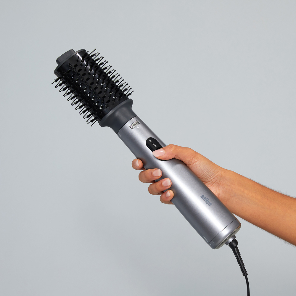Braun BRAS430E Air Styler 4.3 IONTEC Saç Kurutma Makinesi ve Şekillendirici 3 Başlıklı Gümüş görseli 4