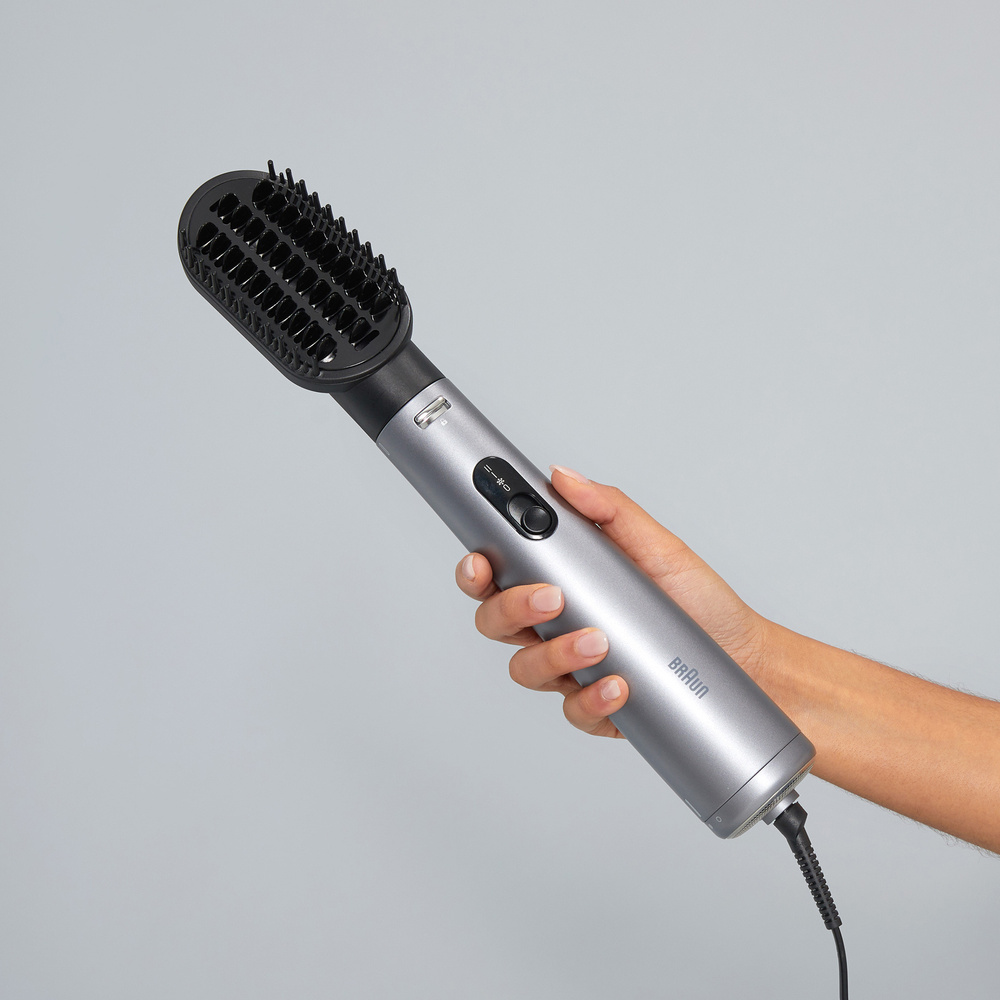 Braun BRAS430E Air Styler 4.3 IONTEC Saç Kurutma Makinesi ve Şekillendirici 3 Başlıklı Gümüş görseli 6