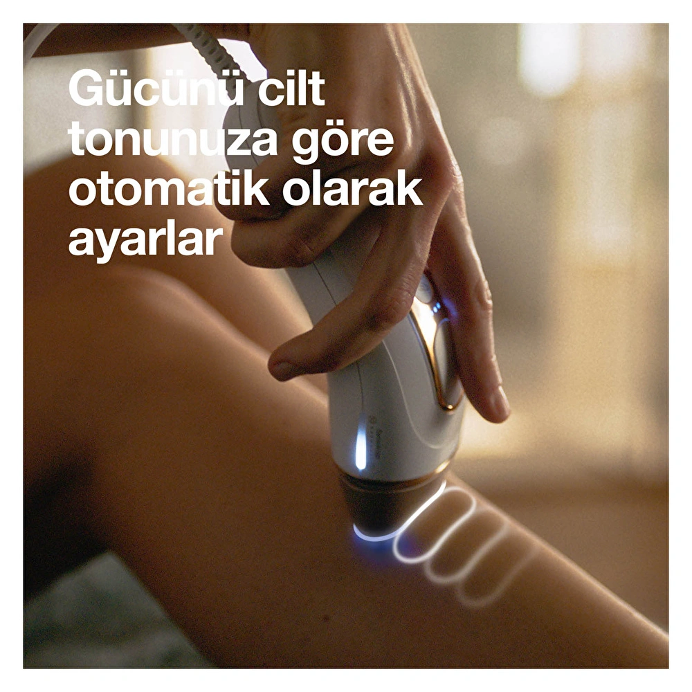 Braun Ipl Silk Expert Pro 5 Evde Tüy Alma Çantası Hediyeli Lazer Epilasyon Aleti Beyaz Gold görseli 5