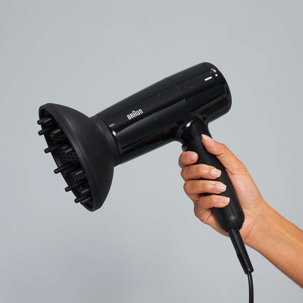 Braun BRHD225E Iontec Difüzörlü Saç Kurutma Makinesi Siyah görseli 4