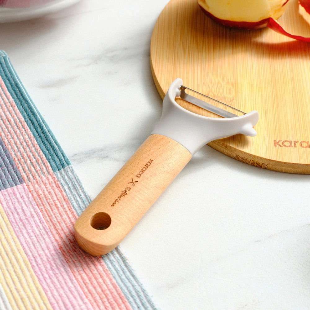 Karaca x Refika Gadgets Ahşap Saplı Yan Soyacak görseli 1
