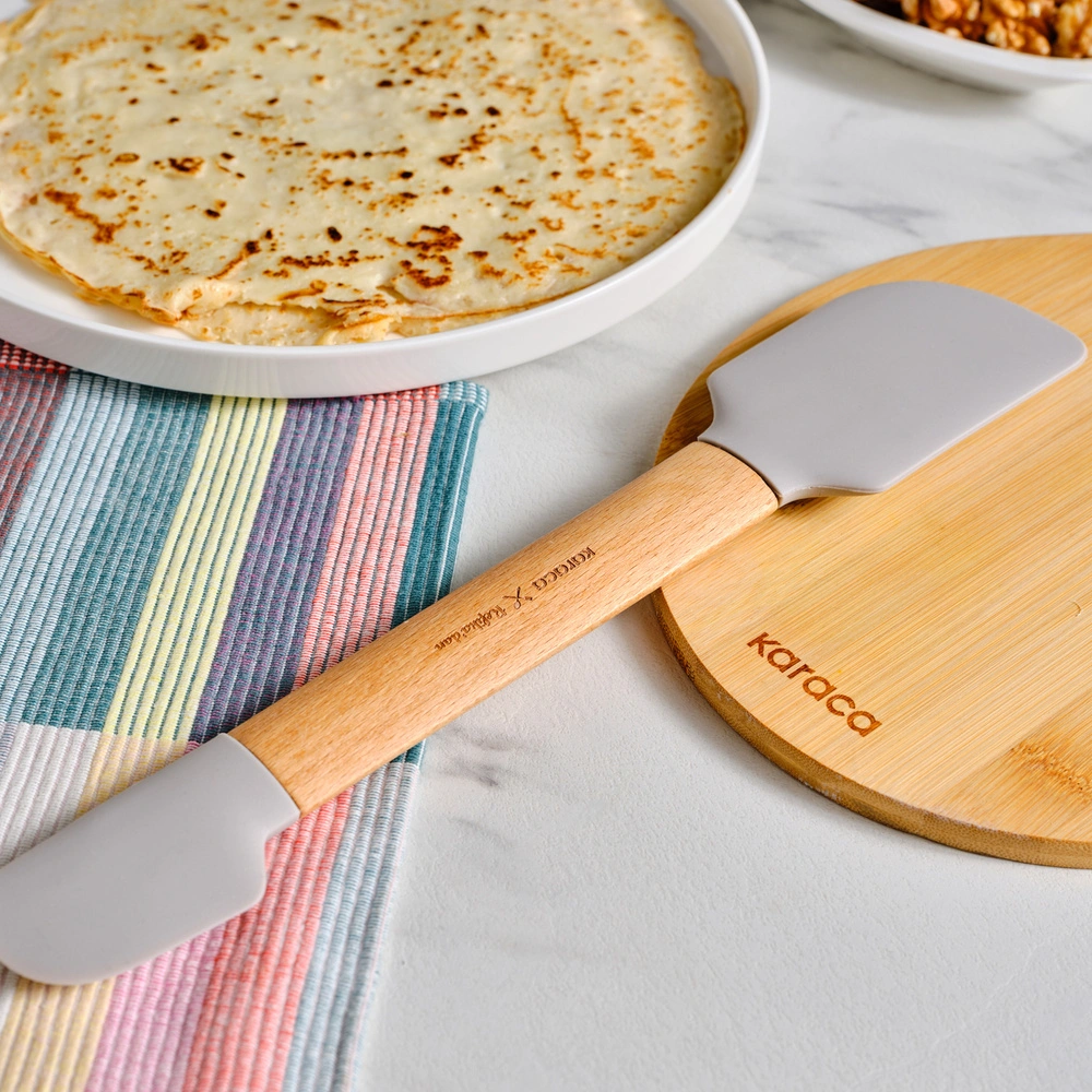 Karaca X Refika Gadgets Çift Taraflı Ahşap Spatula görseli 1
