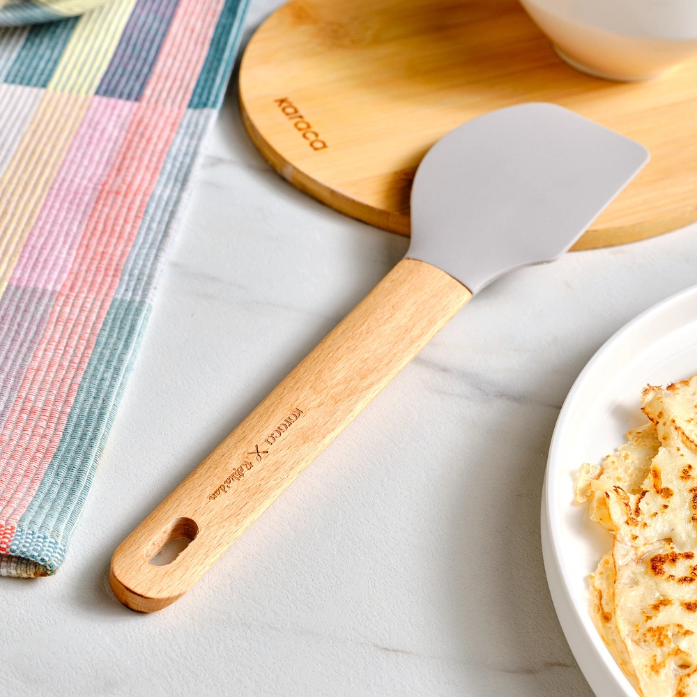 Karaca x Refika Gadgets Ahşap Saplı Silikon Spatula görseli 1