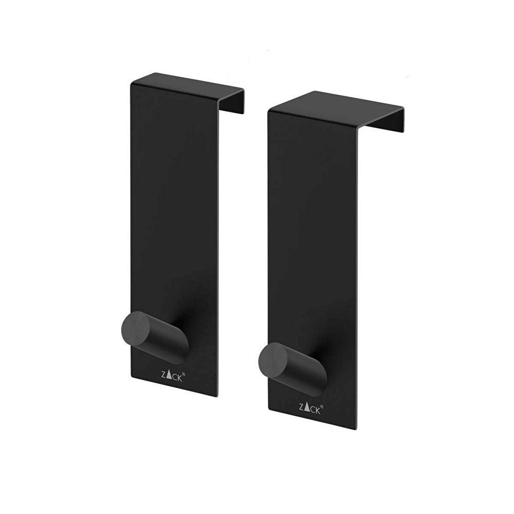 Zack Exit Kapı Askısı 13,5 cm x 4,5 cm Siyah (16 - 19 mm) görseli 2