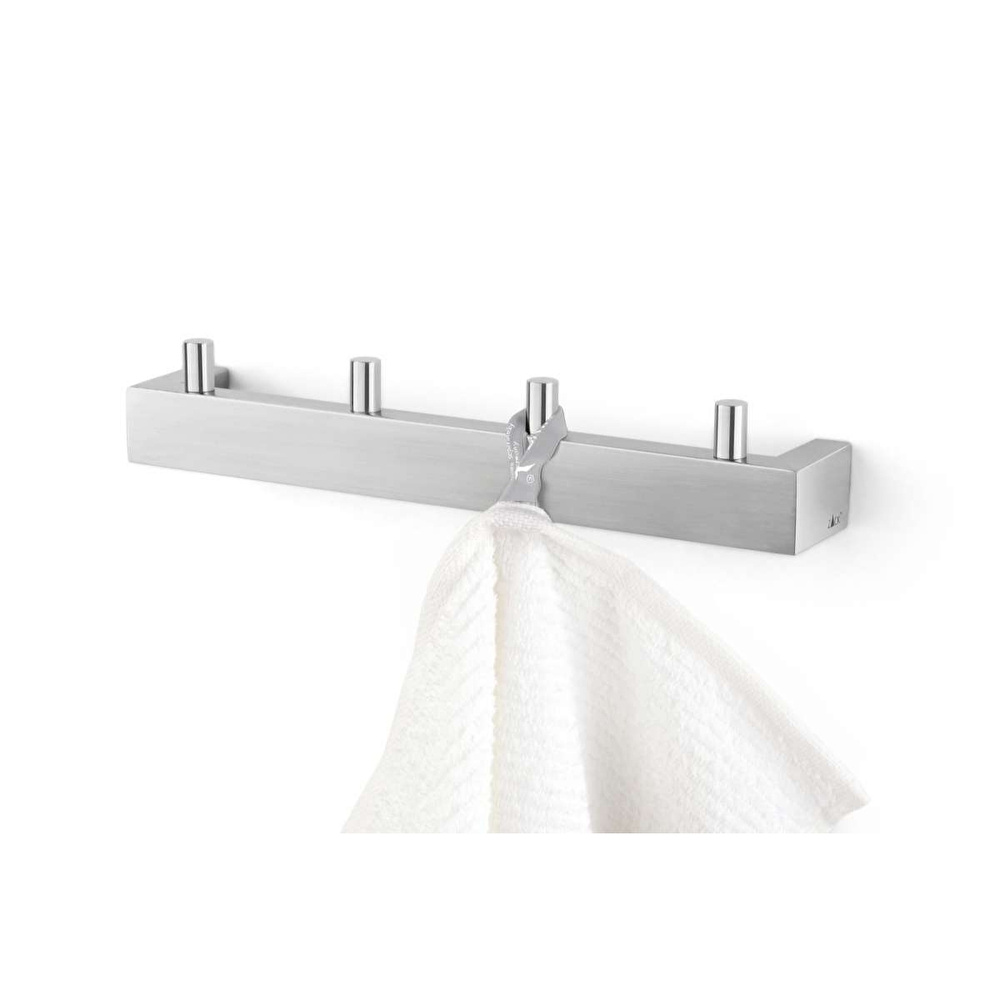 Zack Linea 4 Kancalı Havlu Askısı 26,5 cm görseli 2