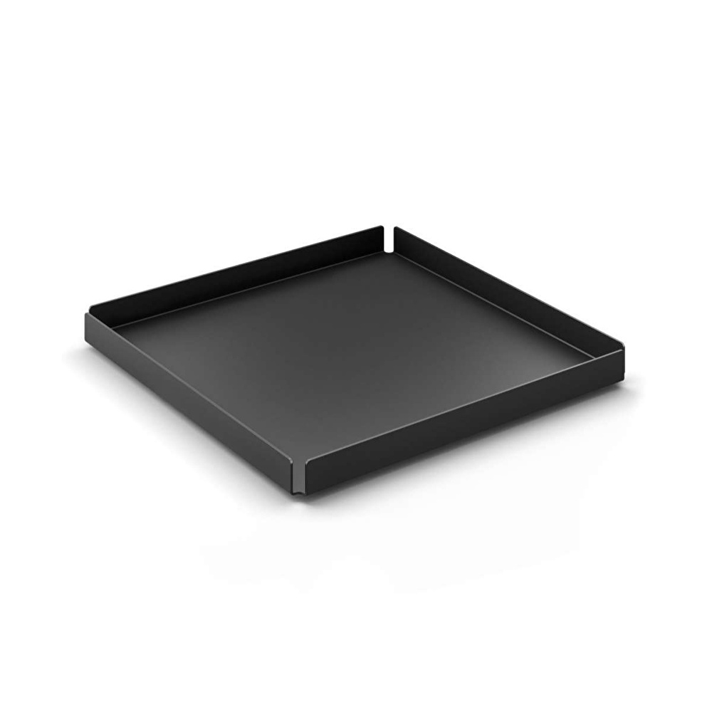 Zack Potes Büyük Tepsi 20 cm x 2 cm x 20 cm Siyah görseli 1