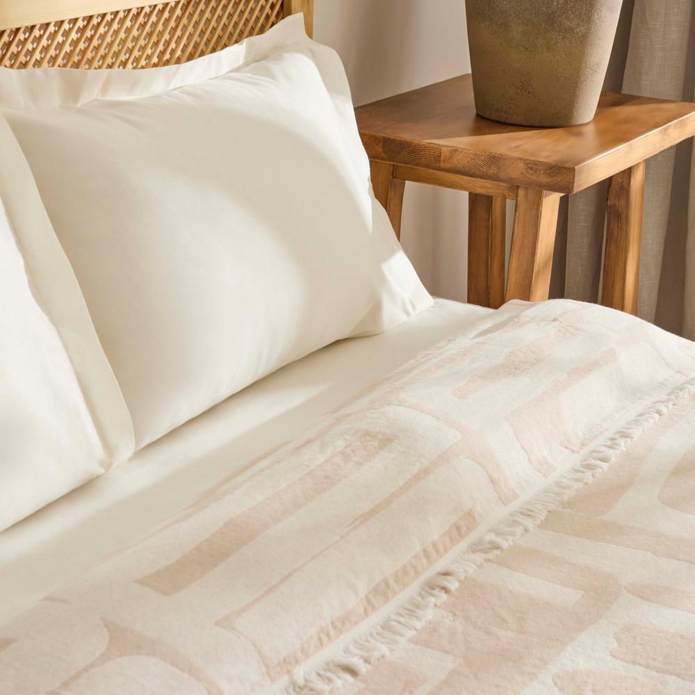 Kaşmir Home Mosy Çift Kişilik Jakar Muslin Pike Bej  görseli 4