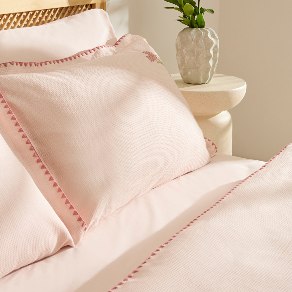 Kaşmir Home Liana Çift Kişilik Pike Takımı Rose görseli 4