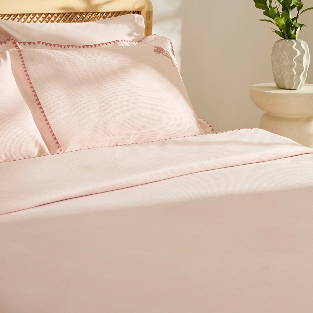 Kaşmir Home Liana Çift Kişilik Pike Takımı Rose görseli 6