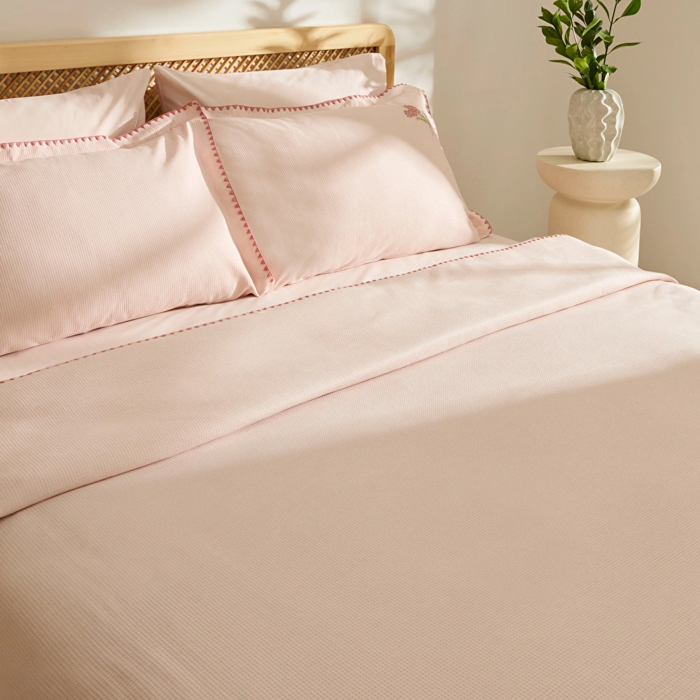 Kaşmir Home Liana Çift Kişilik Pike Takımı Rose görseli 7