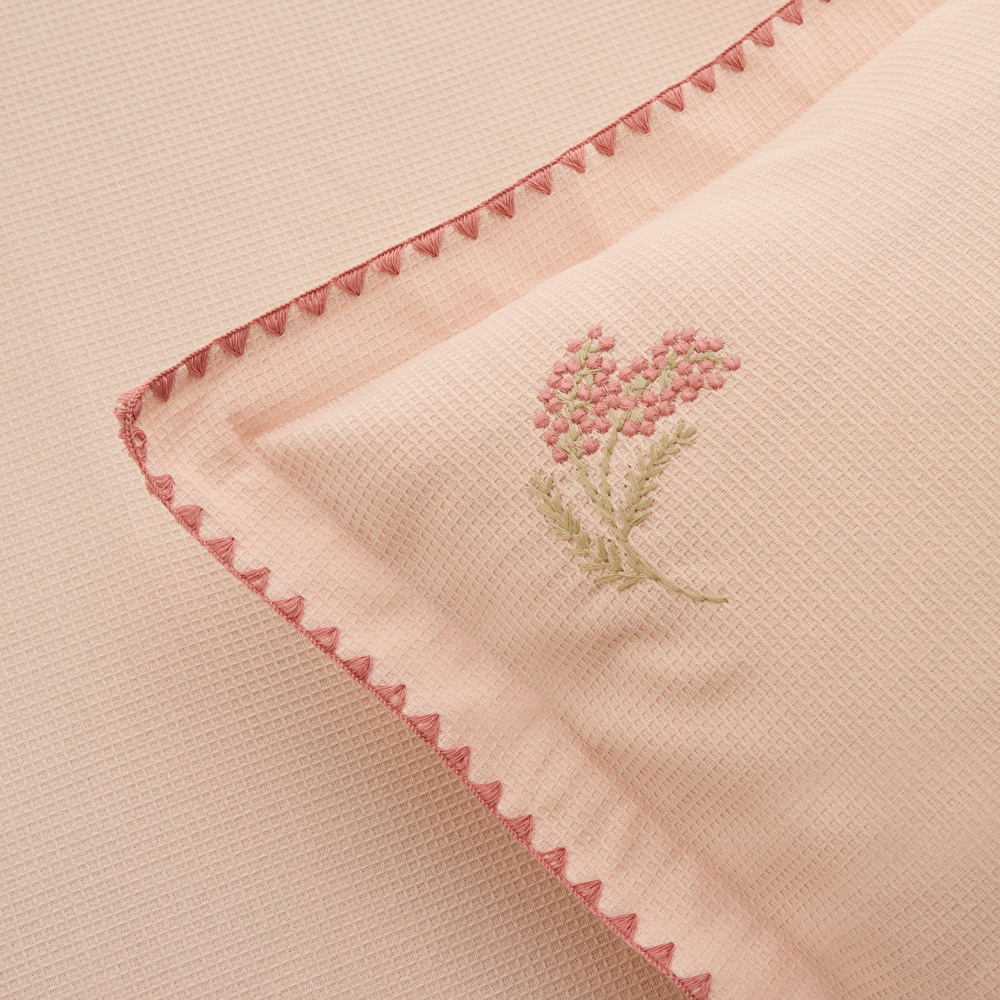 Kaşmir Home Liana Çift Kişilik Pike Takımı Rose görseli 9