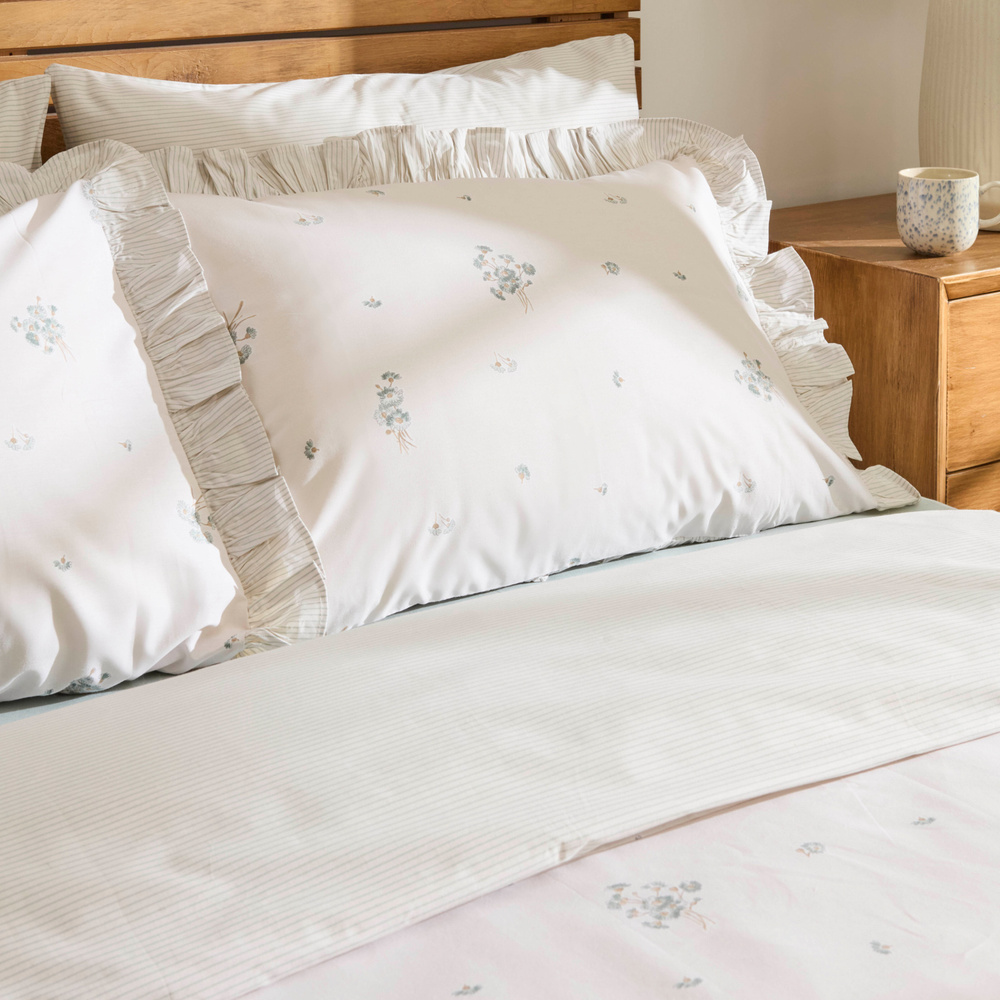 Kaşmir Home Levina %100 Pamuk Çift Kişilik Nevresim Takımı Mint görseli 6