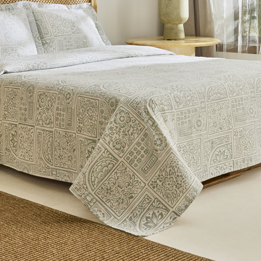 Kaşmir Home Hanne Çift Kişilik Pike Takımı Mint görseli 3