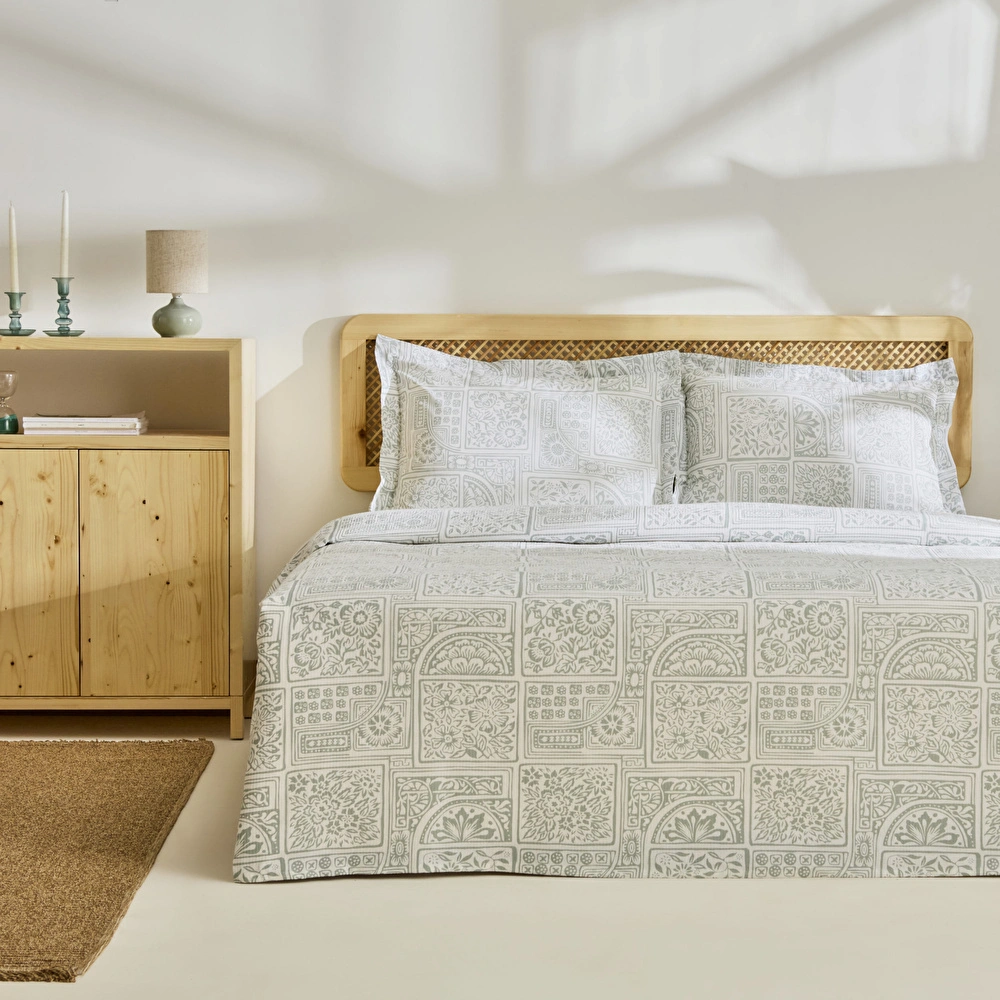 Kaşmir Home Hanne Çift Kişilik Pike Takımı Mint görseli 1