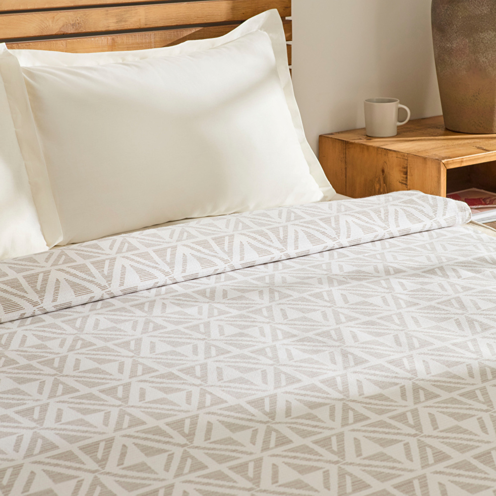 Kaşmir Home Ida Çift Kişilik Pike Vizon görseli 6