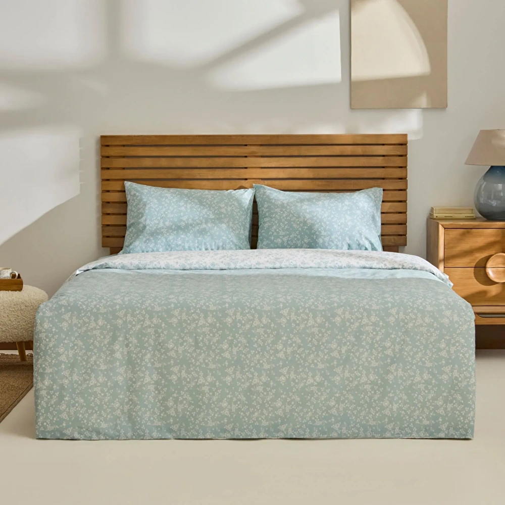 Kaşmir Home Inga Tek Kişilik Nevresim Takımı Mint görseli 2