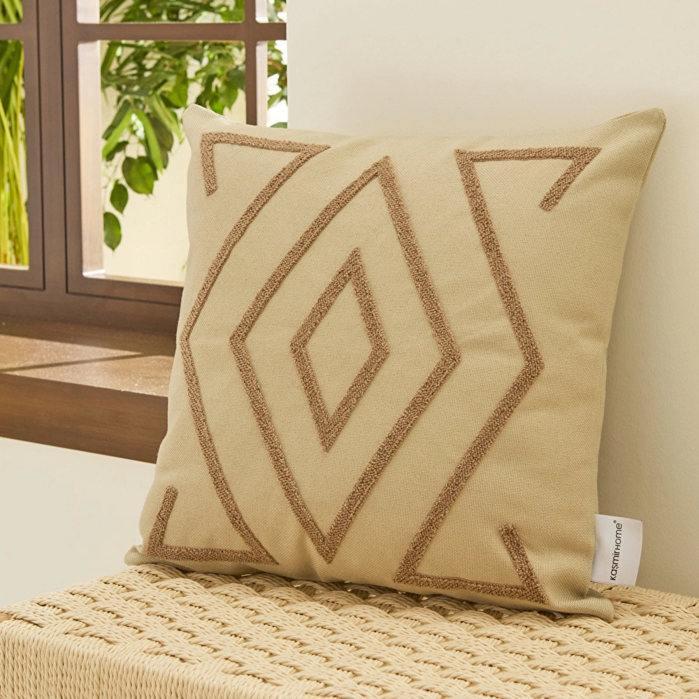 Kaşmir Home Embla Kırlent Kılıfı Bej görseli 1