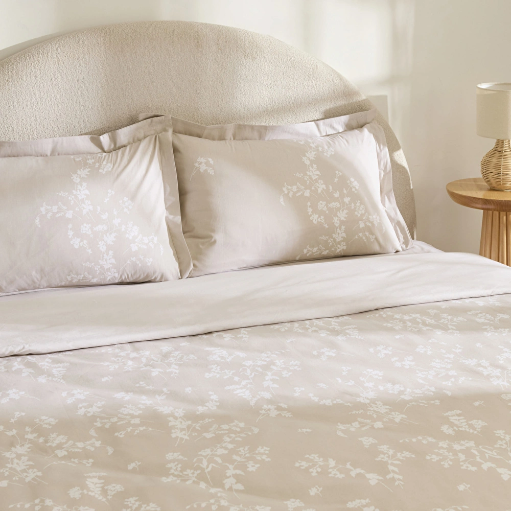Kaşmir Home Fancy %100 Pamuk Çift Kişilik Nevresim Takımı Bej  görseli 4